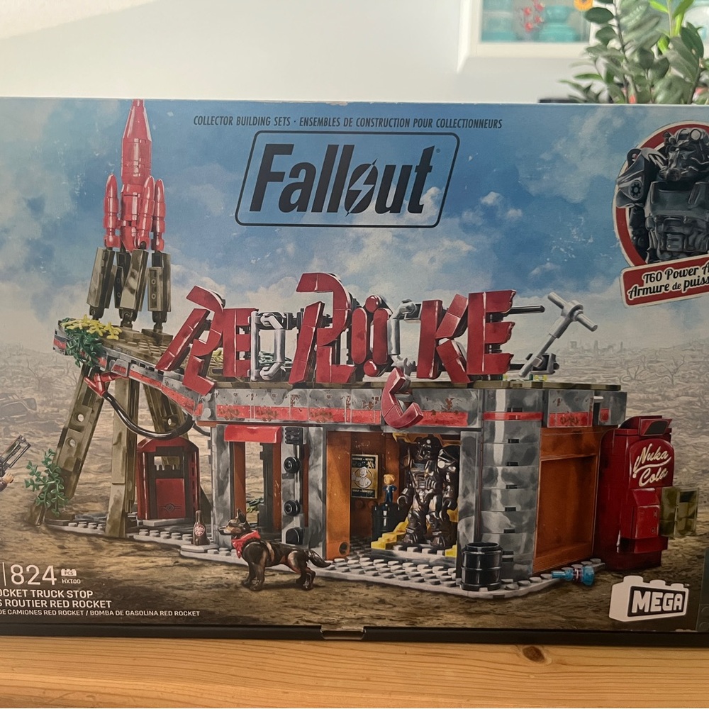 Mega Construx Fallout Red Rocket Building Set